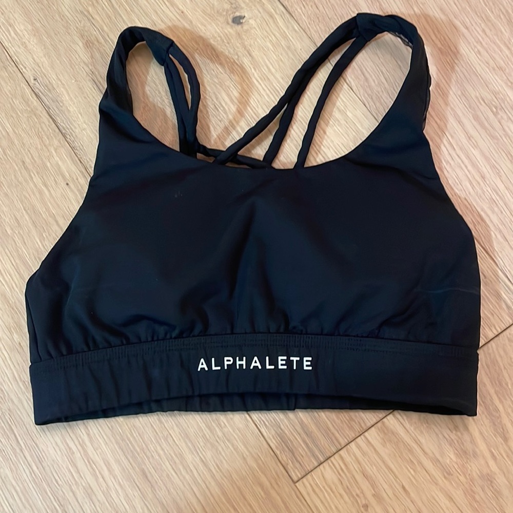 Alphalete Meridian Strappy Sports Bra, sz XS